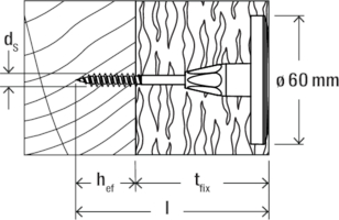 Tappo copriforo in polistirene