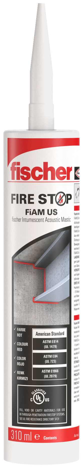 Intumescent Acoustic Mastic FiAM US