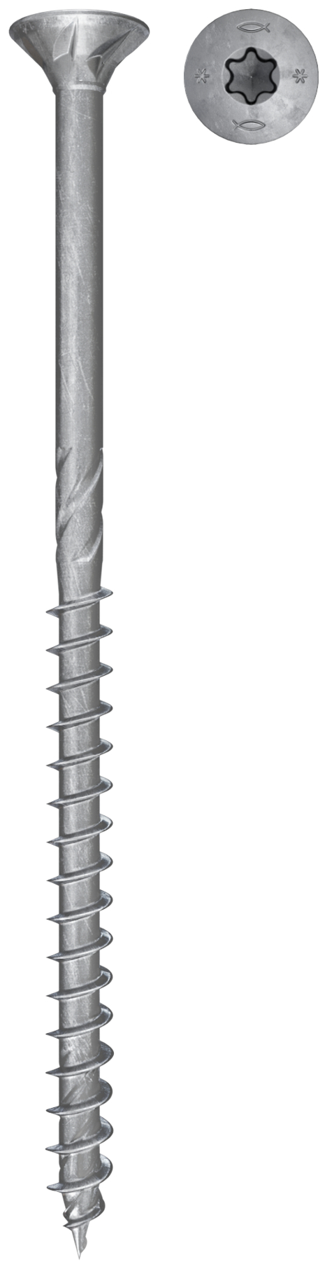 Chipboard screw Power-Fast FPF II CTP BZ