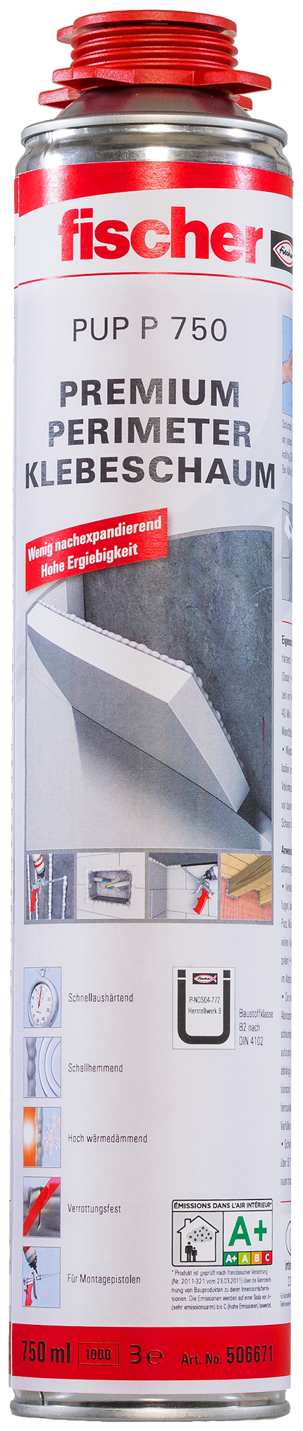 1c perimeter adhesive foam PUP P 750