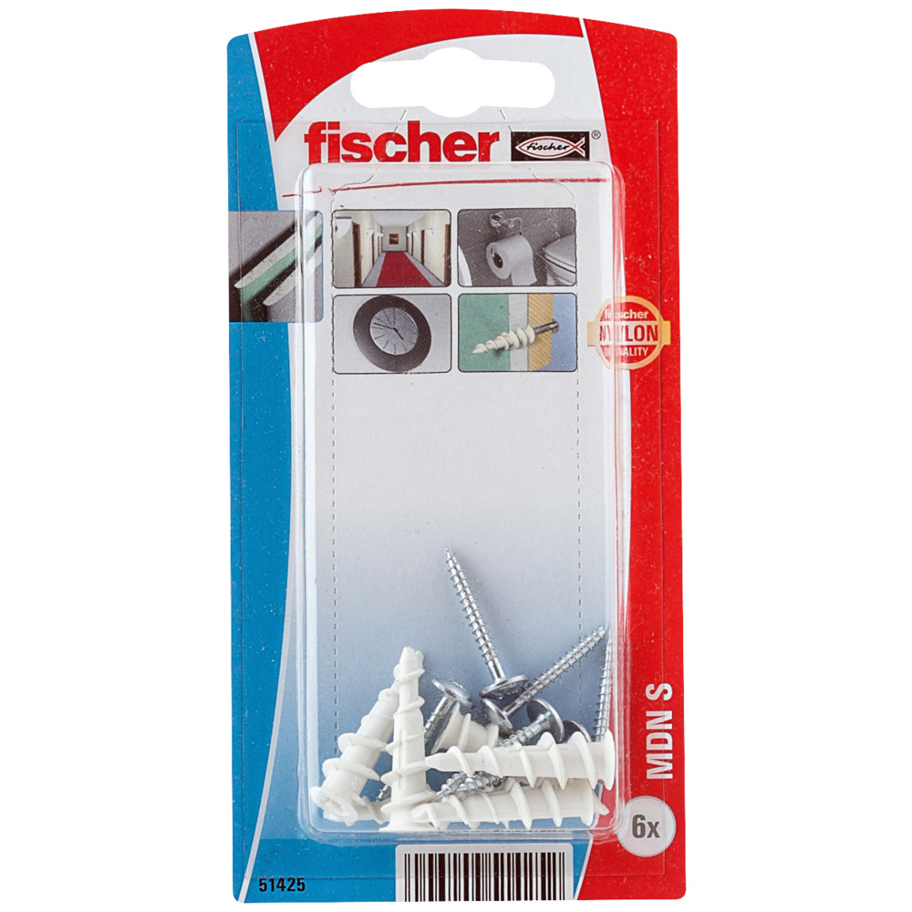 Plasterboard fixing GK with drill bit tip