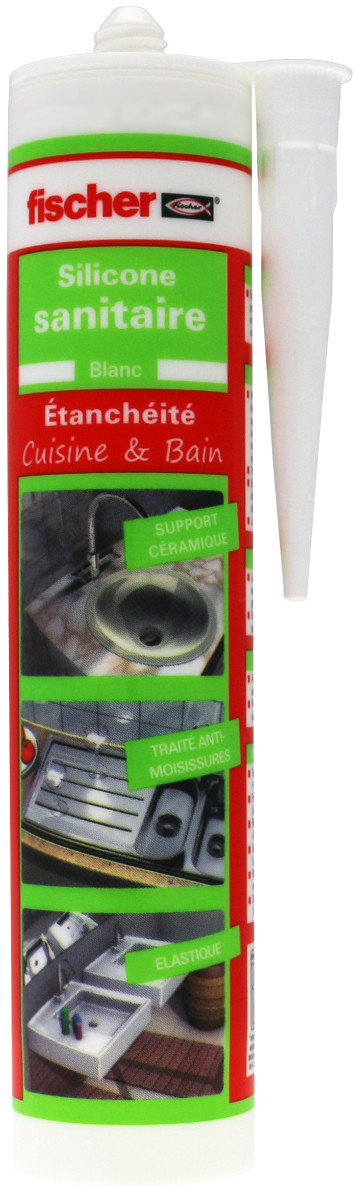 Silicone sanitaire DSS blanc